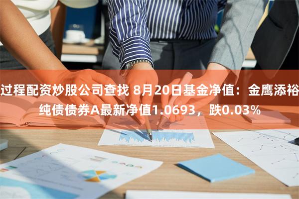 过程配资炒股公司查找 8月20日基金净值：金鹰添裕纯债债券A最新净值1.0693，跌0.03%