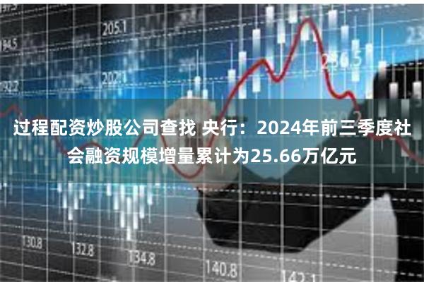 过程配资炒股公司查找 央行：2024年前三季度社会融资规模增量累计为25.66万亿元