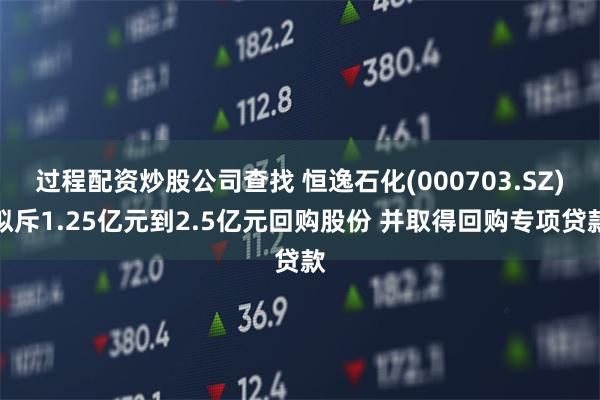 过程配资炒股公司查找 恒逸石化(000703.SZ)拟斥1.25亿元到2.5亿元回购股份 并取得回购专项贷款