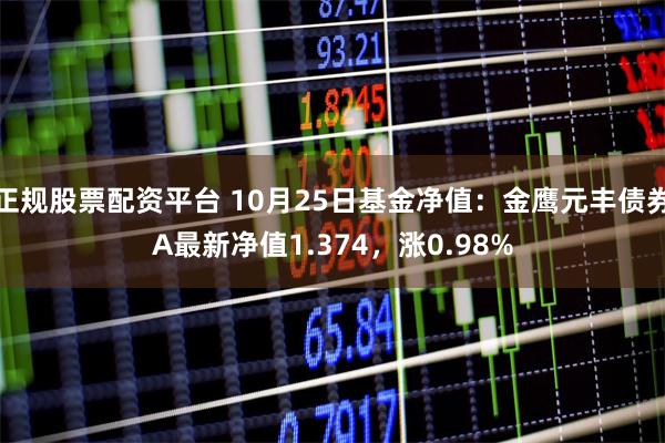 正规股票配资平台 10月25日基金净值：金鹰元丰债券A最新净值1.374，涨0.98%